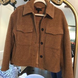 Banana Republic Teddy Cropped Jacket